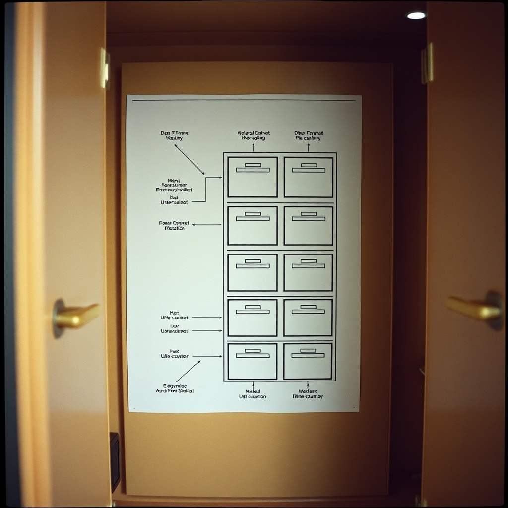 Diagram Of How A Filing-cabinet Actually Works (charmingly Wrong)