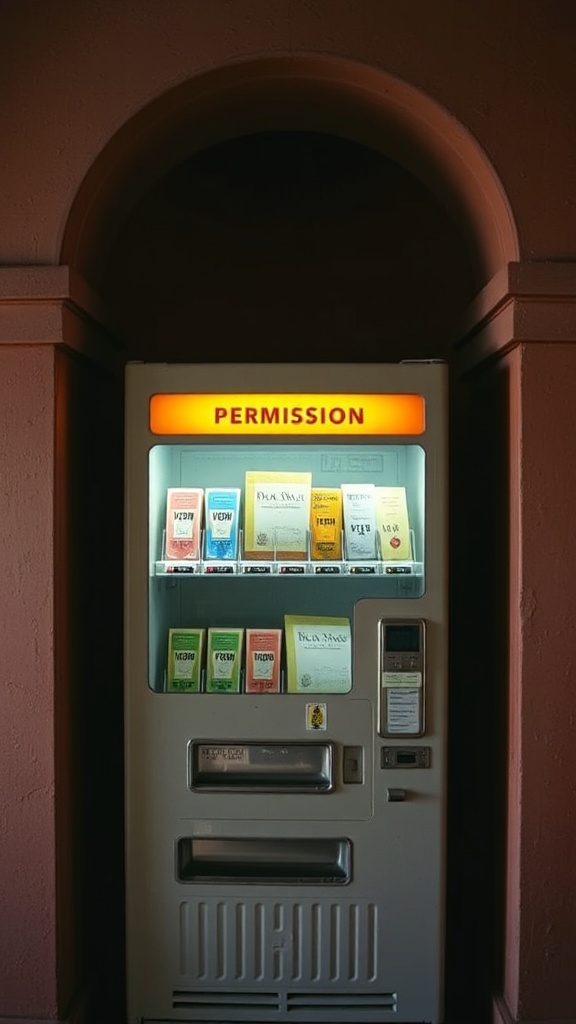 Vending Machine That Dispenses Permission
