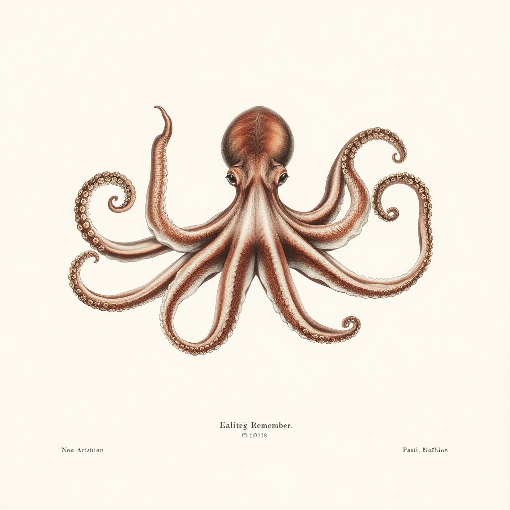 Cephalopod in the Moment Before