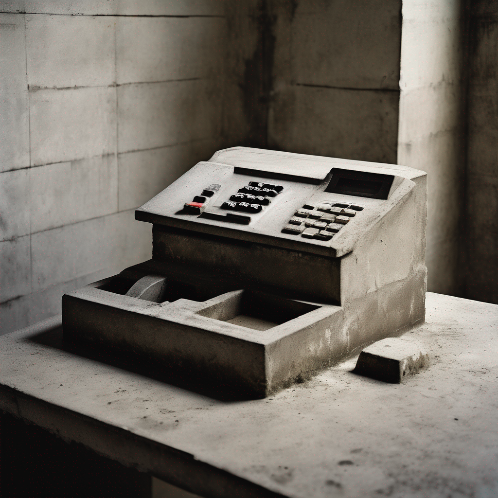 Cash-register, Photographed As If It Were A Marsh