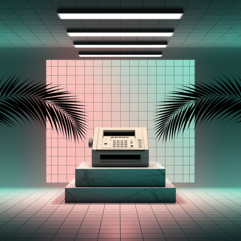 Fax Machine in Repose