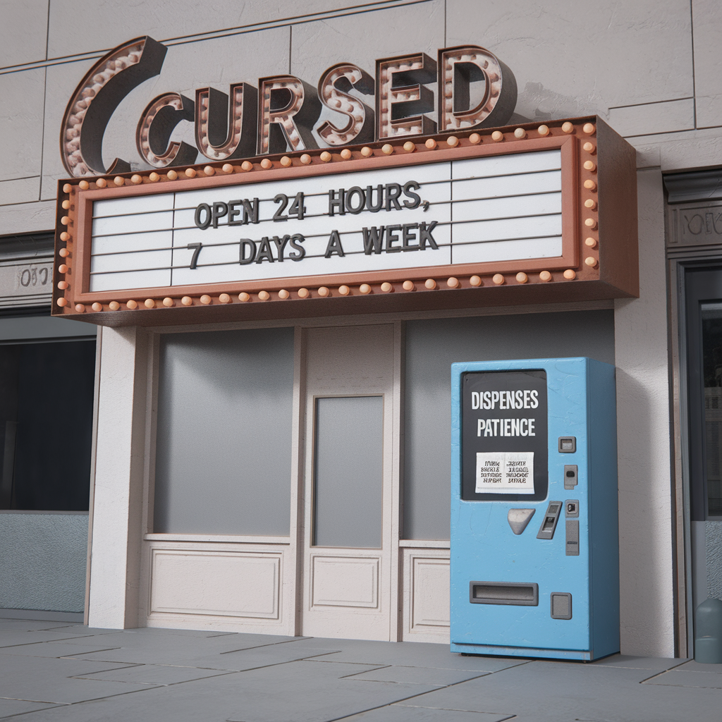 Vending Machine That Dispenses Patience