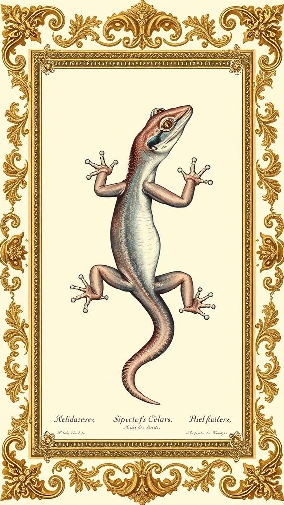 Salamander Mid-Thought, Aureate