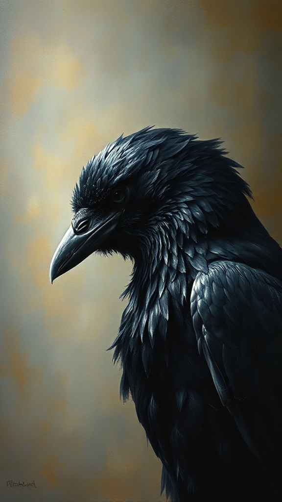 Raven Thinking About Regret