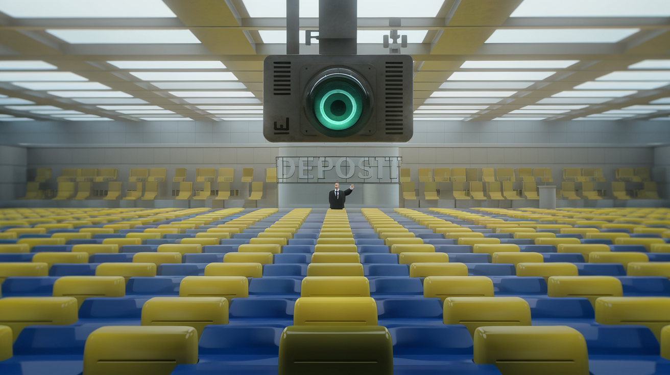 Appliance at Rest in the Fluorescent Cathedral