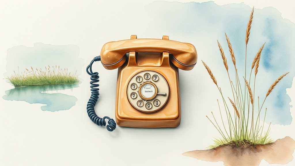Still Life Of Dial-phone And Marsh, Arranged Like A Memory