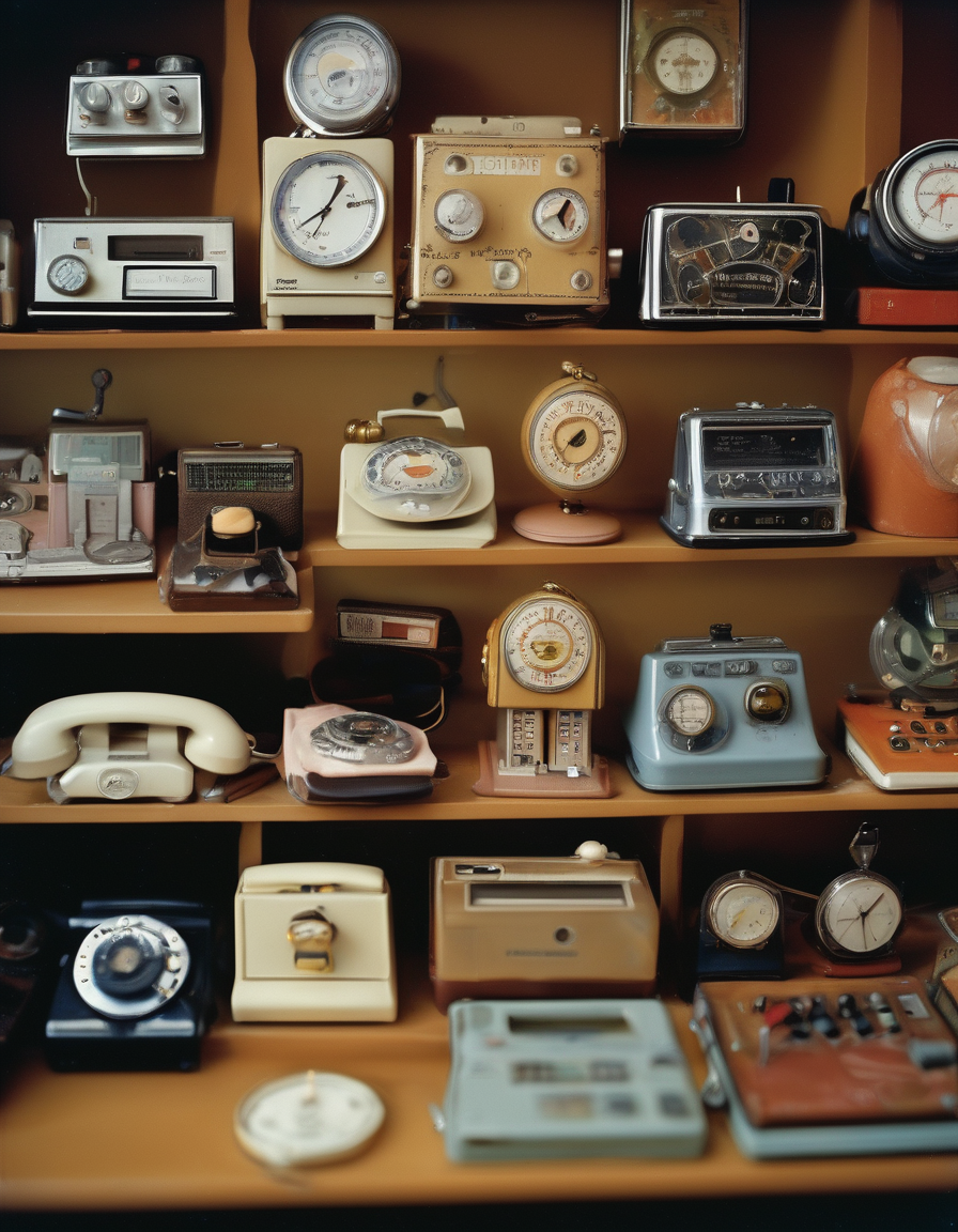 Still Life Of Ham-radio And Caldera, Arranged Like A Memory