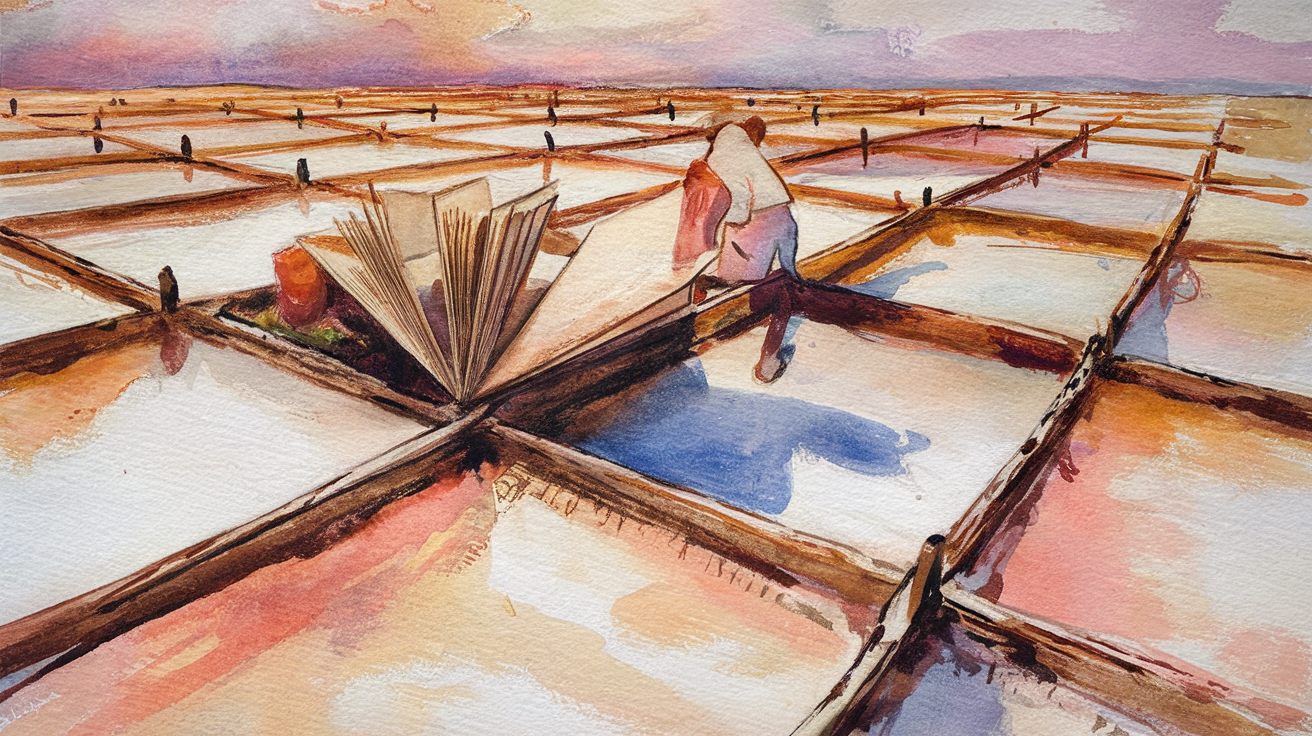 Salt-flat Explained By A Bookbinder Who Does Not Understand It