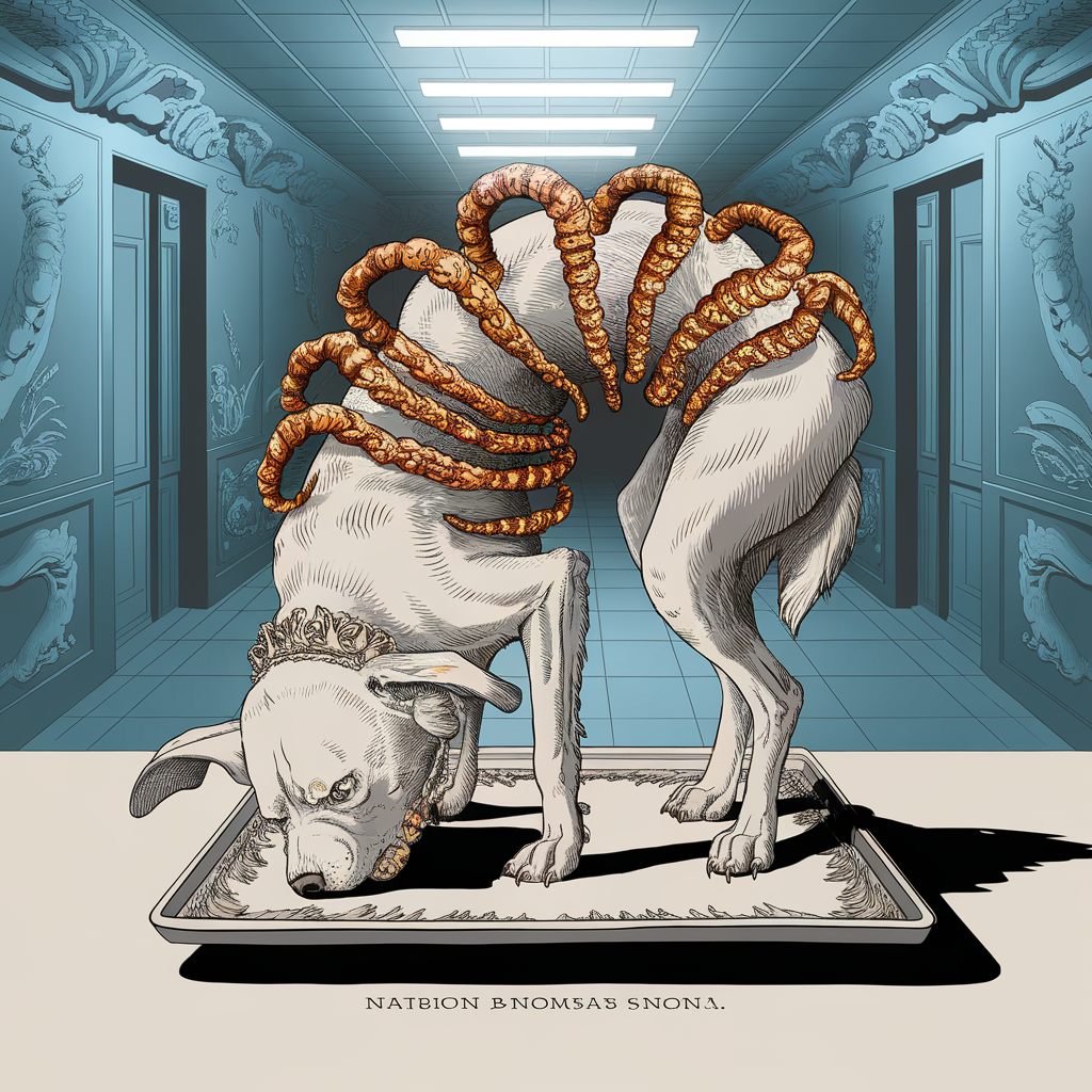 Canis permissionis, Genuflecting