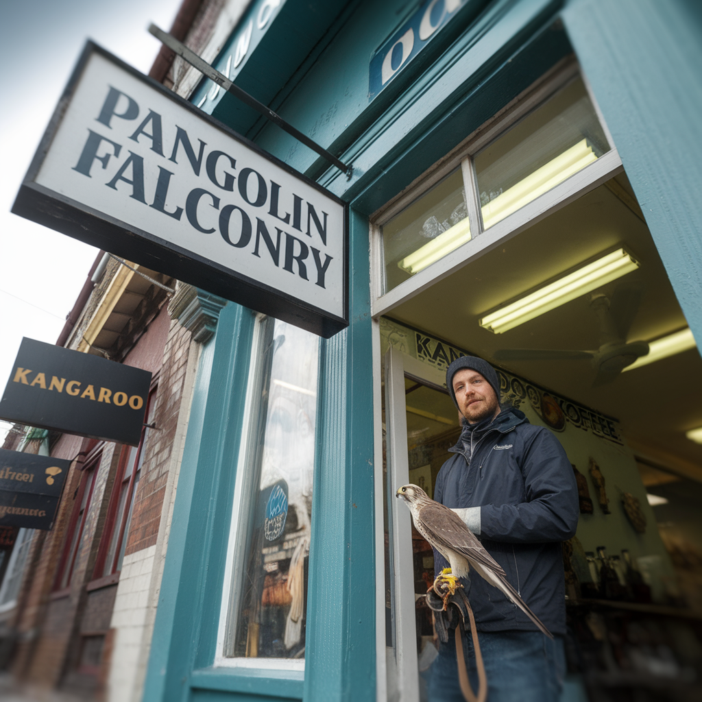 Falconer Whose Only Client Is A Pangolin