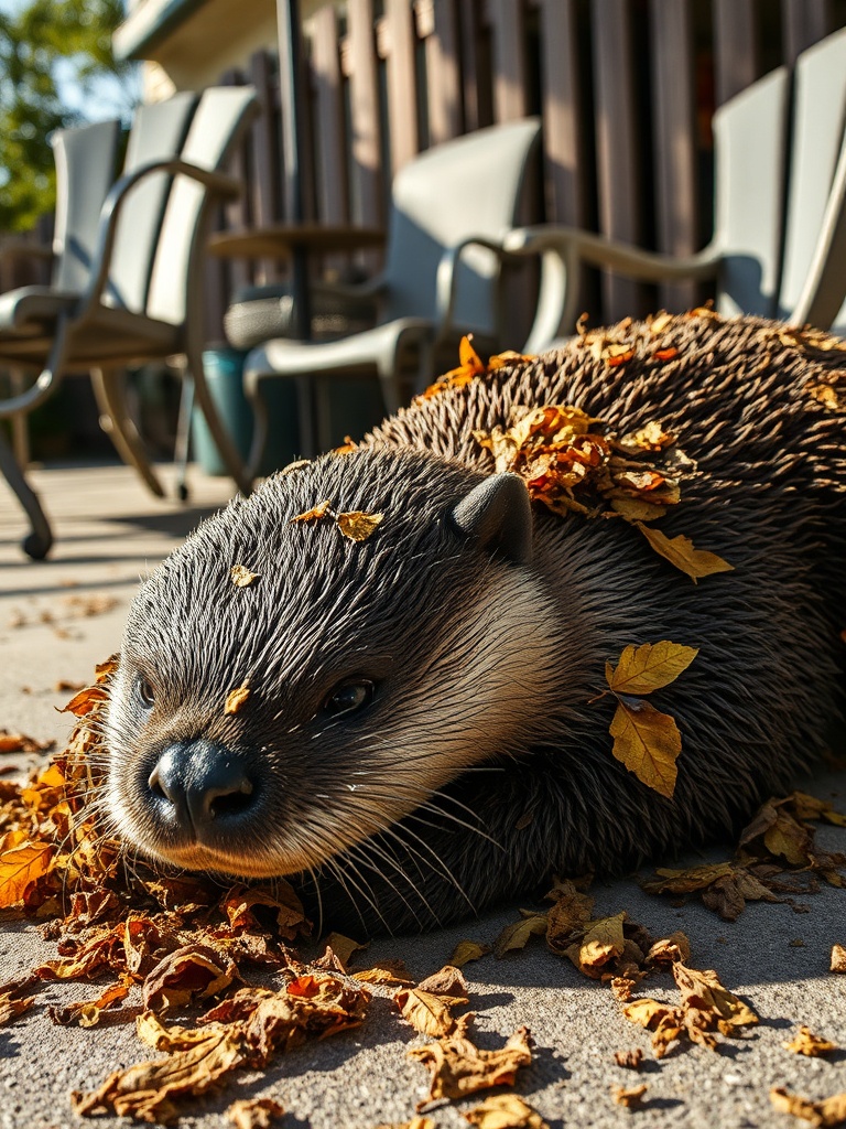 Otter in the Threshold of Chairs