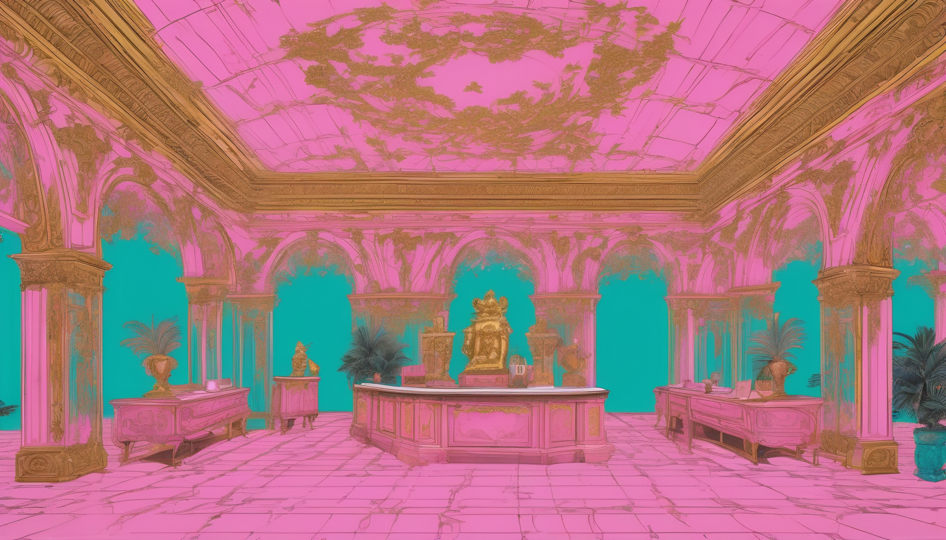 Vocational Rapture in Teal and Rose
