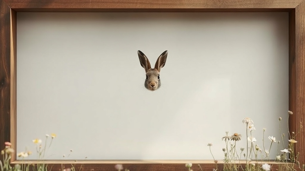 Official Edo-period Portrait Of A Hare, Oil-finished Even When It Isn't Oil