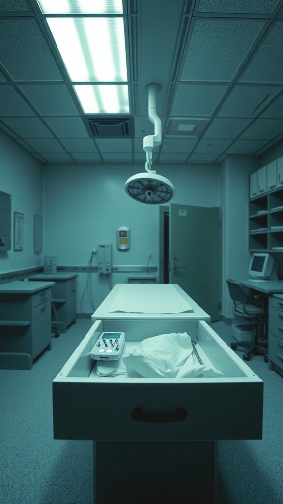 Feeling-of-clean-laundry Drawer Of A Surgeon's Desk