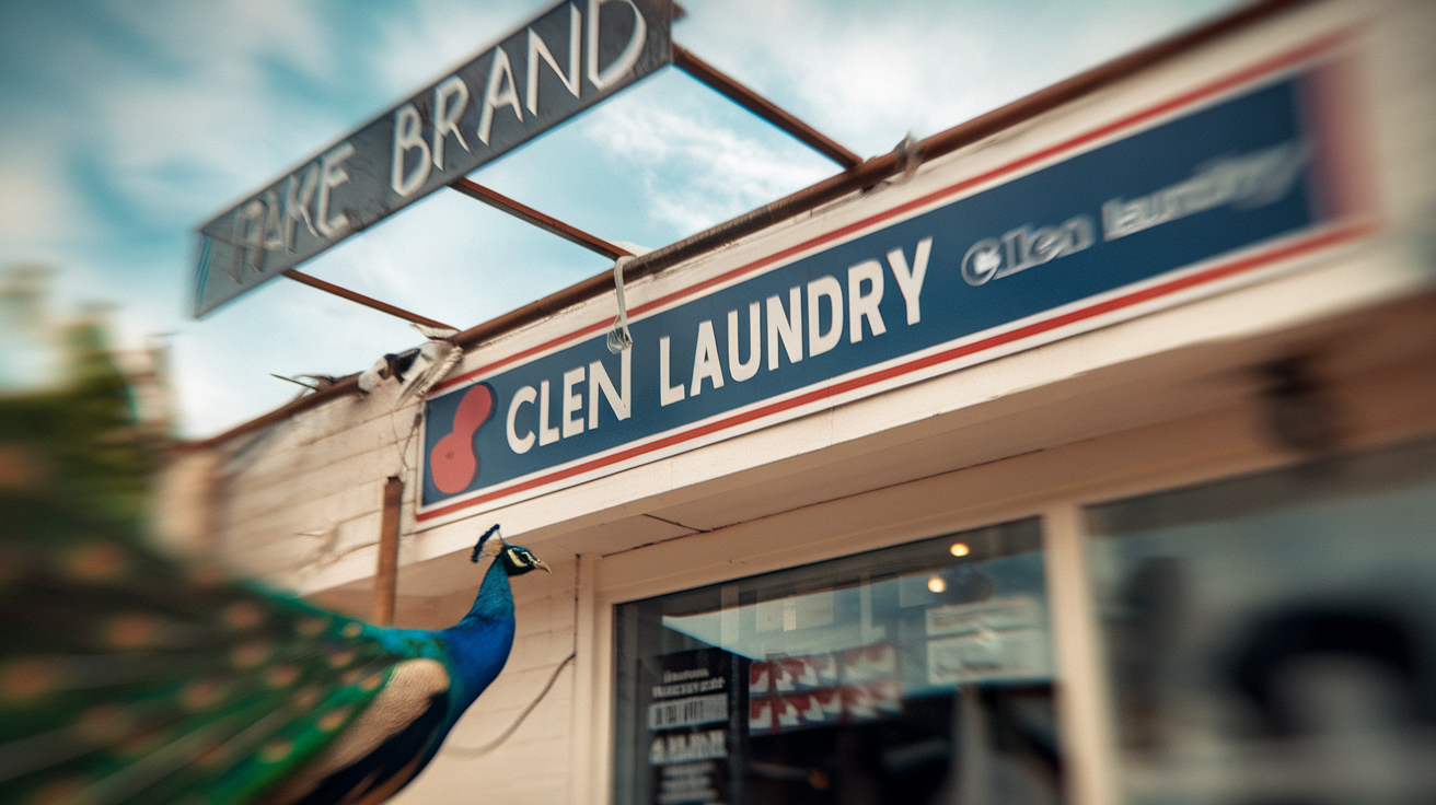 Peacock That Has Just Learned About Feeling-of-clean-laundry