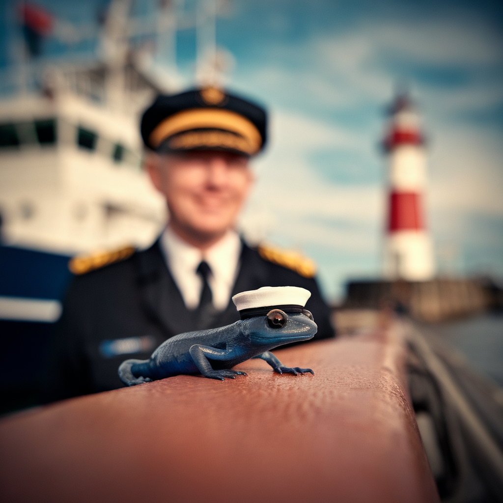 Harbor-pilot Whose Only Client Is A Salamander