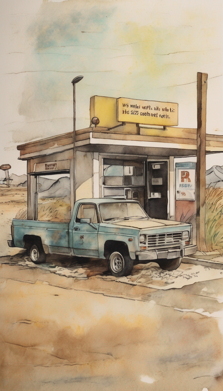 Postcard From A Gas-station That Is Not Real