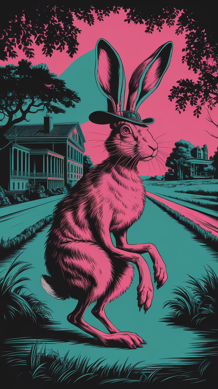 Official Antebellum Portrait Of A Hare, Oil-finished Even When It Isn't Oil