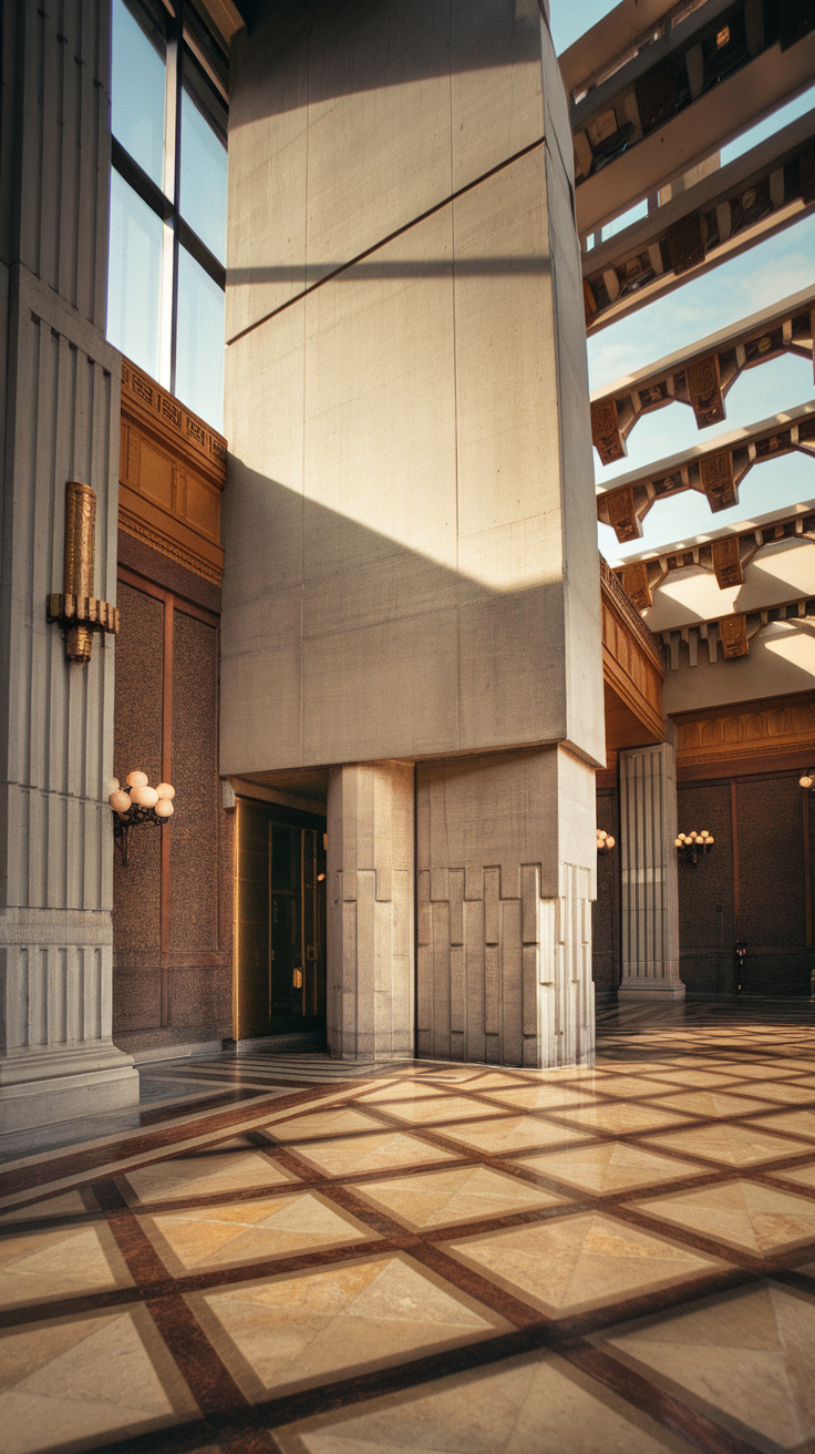 Lobby of the First Perpetual Bank